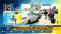 Amarillo Obligatorio: ¿Se les dará plazo a Taxistas para pintar sus vehículos?, la ATU responde