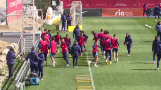 El Atlético prepara ya el partido contra el Villarreal