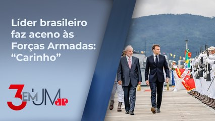 Lula e Macron lançam submarino com tecnologia francesa