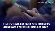 Uma em cada seis crianças sofreram cyberbullying em 2022