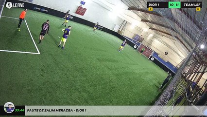 Faute de Salim Merazga - DIOR 1