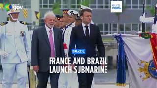 Brazil and France launch diesel-powered submarine