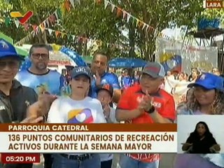 Inicia el Festival de Recreación de Semana Santa 2024 para el disfrute de las familias del edo. Lara