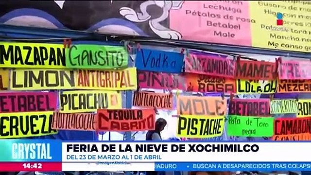 ¡La Feria de la Nieve llega a Santiago Tulyehualco, Xochimilco!