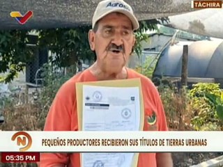 Download Video: INTU entrega títulos de tierras urbanas a 70 productores del edo. Táchira