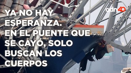 Ya no hay esperanza, en el puente que se cayó, solo buscan los cuerpos | Cotorreando la Noticia