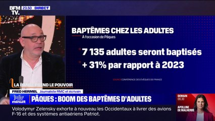 Download Video: LA BANDE PREND LE POUVOIR - Pâques: le boom des baptêmes d'adultes