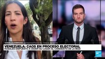 Informe desde Caracas: opositor Manuel Rosales dispuesto a ceder su lugar en las elecciones