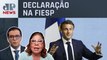 Macron: “Acordo entre Mercosul e União Europeia é péssimo”; Vilela e Dora Kramer comentam