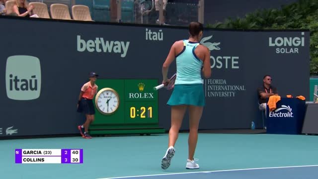 Miami - Collins file en demies aux dépens de Garcia