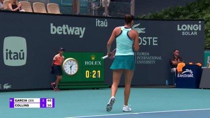 Miami - Collins file en demies aux dépens de Garcia
