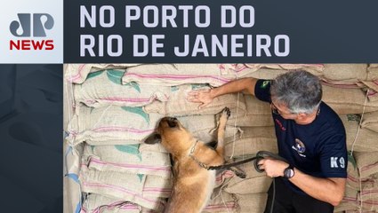 Receita Federal apreende toneladas de cocaína em carga de café