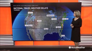 Your Thursday travel forecast across the US