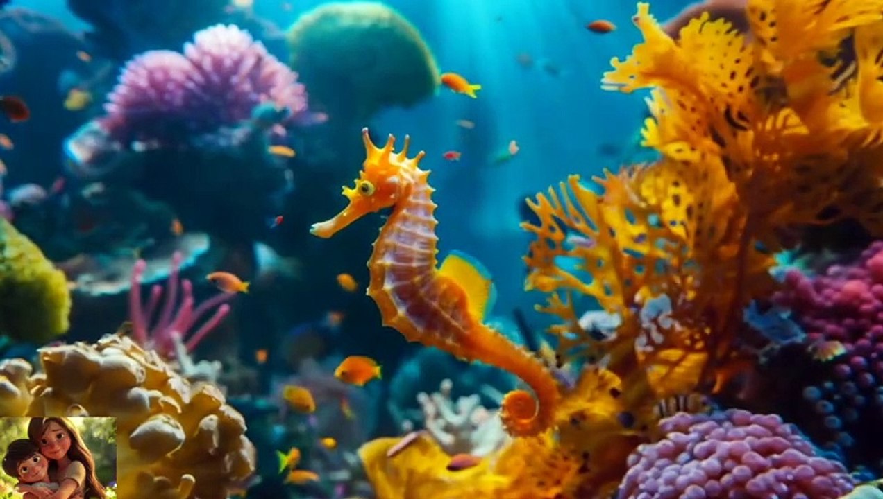 Bedtime stories for Children,  Ocean creature seahorse  "The World of Seahorses" (story 23)