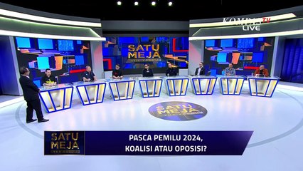 Hermawi: Bersatunya Elite Tidak Harus Berada di Dalam Pemerintahan Semua | SATU MEJA