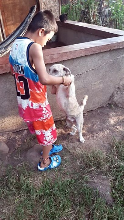 his dog