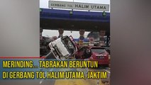 Kecelakaan Beruntun di Gerbang Tol Halim, 4 Orang Dievakuasi ke Rumah Sakit