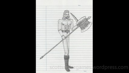 Barbarian Pencil Sketch Video #47 (03-27-2024)