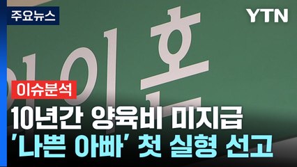 [더뉴스] 양육비 안 준 '나쁜 아빠' 첫 실형 선고...향후 재판 영향은? / YTN