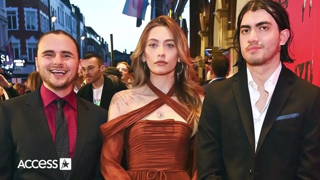 Prince, Paris & Bigi Jackson Make Rare Red Carpet Appearance At ‘MJ The Musical’