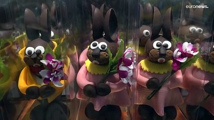 شاهد: صناع الشوكولاتة في سويسرا يستعدون لعيد الفصح وسط ارتفاع أسعار الكاكاو