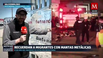 Se cumplió año del incendio de la estación migratoria donde murieron 40 personas