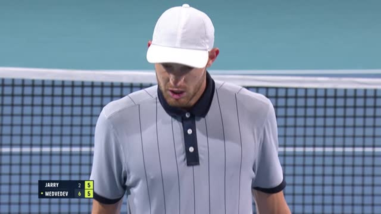 Medvedev continues Miami defence with Jarry win