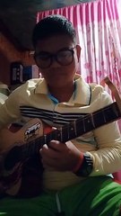 playing  guitar