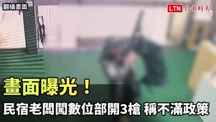 清境民宿老闆槍擊事件曝光🔫：闖入數位部開槍，原因竟是對政策不滿