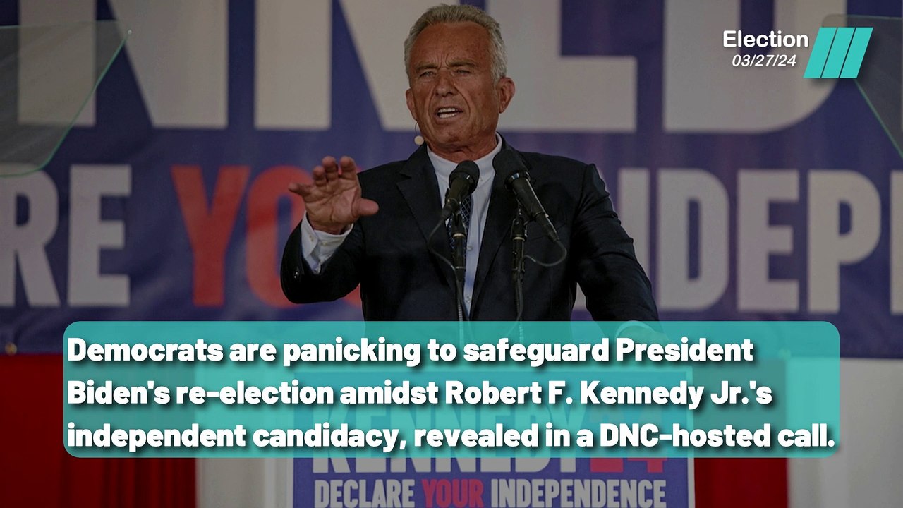 Democrats in Panic Mode: Kennedy Threatens Biden's Re-Election