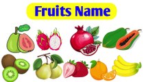 fruits name and their colour | learn about fruits name | fruits vocabulary in english | फलों के नाम