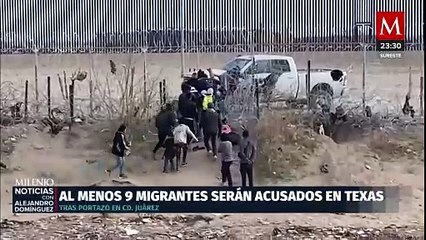9 Migrantes en Texas enfrentan cargos tras incidente en la frontera con Ciudad Juárez