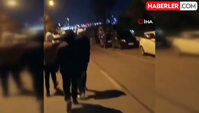 Beylikdüzü'nde magandalar silahla havaya rastgele böyle ateş etti