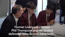 Former Man United and Liverpool players come together to tackle tragedy chanting