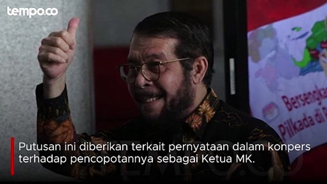 Paman Gibran, Anwar Usman Divonis Melanggar Kode Etik Lagi