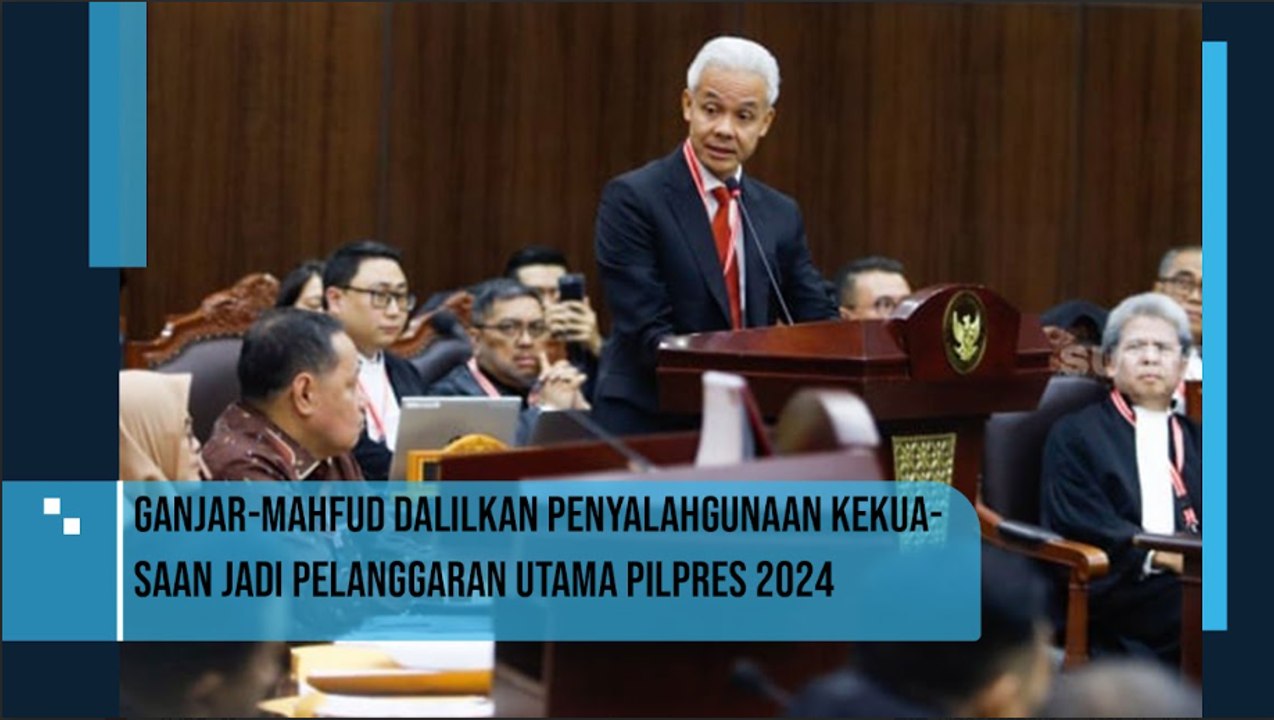 Ganjar-Mahfud Dalilkan Penyalahgunaan Kekuasaan Jadi Pelanggaran Utama Pilpres 2024