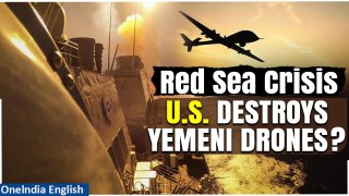 U.S. Military Claims it Has Striked Down 4 Yemen Rebel Drones in the Red Sea | Oneindia News