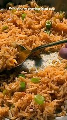 Craving for a fried rice tasty tasty