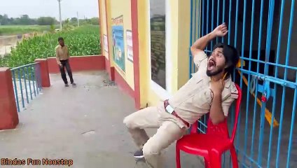 Intelligent Police v_s Ziddi Qaidi Part_2 New Funny Comedy Video.