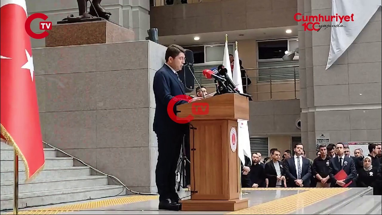 Şehit savcı Mehmet Selim Kiraz, İstanbul Adliyesi'nde anıldı