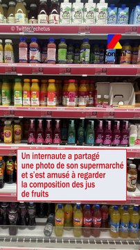 Les jus de fruits ne sont-t-ils tous que des jus de pomme ?