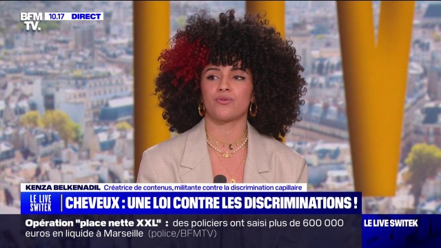 Des réflexions hallucinantes : Kenza Belkenadil, créatrice de contenus, raconte les discriminations capillaires qu'elle a subies
