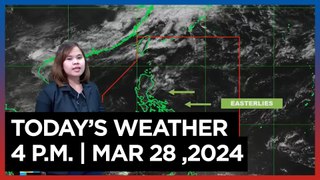 Today's Weather, 4 P.M. | Mar. 29, 2024