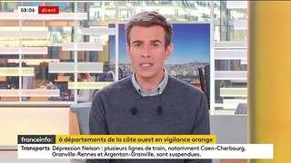 Tempête Nelson: 6 départements maintenus ce matin en vigilance orange par Météo-France pour vents violents - La carte détaillée ICI