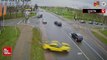 Çekya’da sürücünün 4 trafik kuralını ihlal ederek yaptığı kaza