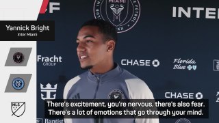 SuperDraft signing Bright talks about “big emotion” playing with Messi