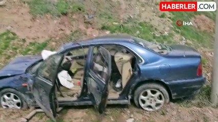 Virajı alamayan otomobil uçuruma yuvarlandı: Sürücü hayatını kaybetti