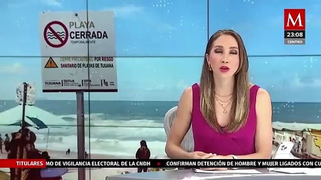 Playas de Baja California cerradas por contaminación