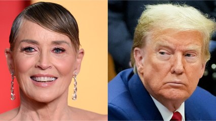 Donald Trump : Sharon Stone demande la prison à vie pour l'ex-président des États-Unis
