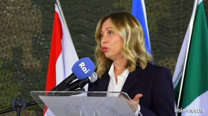 Giorgia Meloni in Libano: intere aree del pianeta si sono incendiate